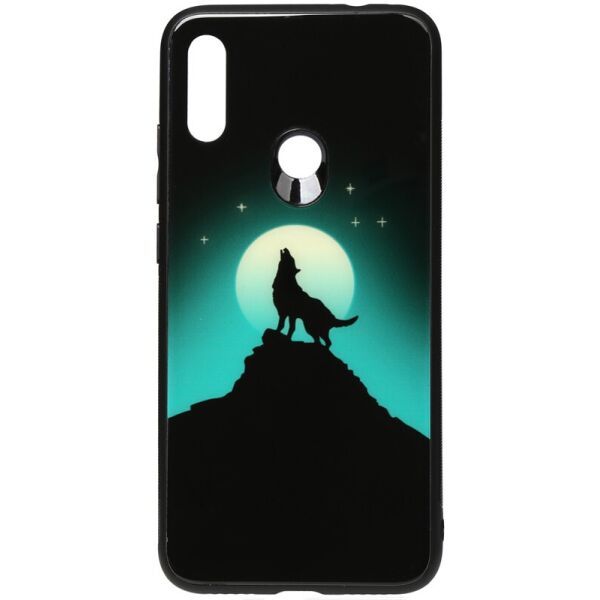 

Чехол-накладка TOTO Night Light Print Glass Case Xiaomi Redmi Note 7 Howling Wolf