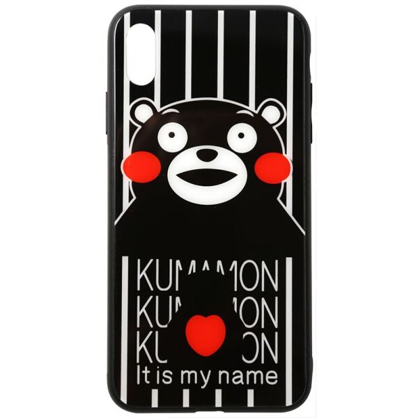 Чехол-накладка TOTO Cartoon Print Glass Case Apple iPhone XS Max Kumamon
