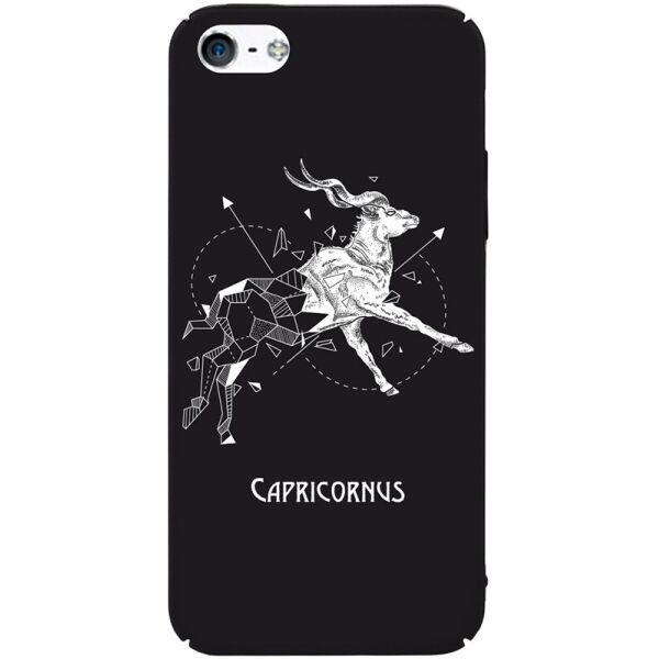

Чехол-накладка TOTO Full PC Print Case Apple iPhone SE/5s/5 #166_Capricornus Black