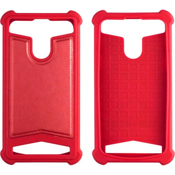 

Чехол-накладка TOTO Universal TPU case 5,5" Red