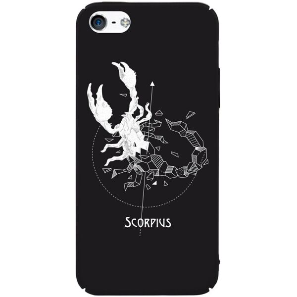 

Чехол-накладка TOTO Full PC Print Case Apple iPhone SE/5s/5 #161_Scorpius Black