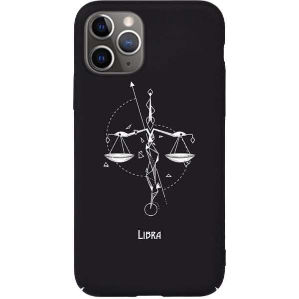 

Чехол-накладка TOTO Full PC Print Case Apple iPhone 11 Pro Max #163_Libra Black
