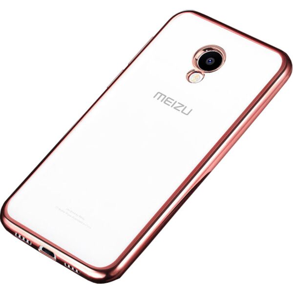

Чехол-накладка TOTO TPU case Electroplated Meizu M5 Rose Gold