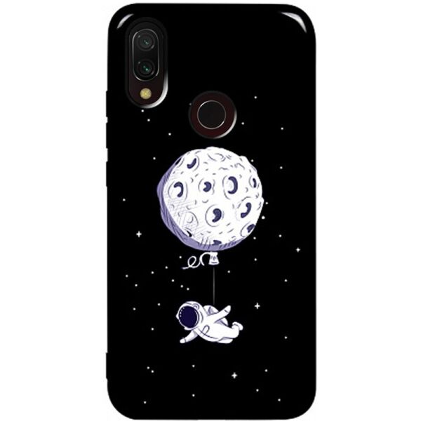 

Чехол-накладка TOTO Pure TPU 2mm Print Case Xiaomi Redmi 7 #47 Space Moon Black