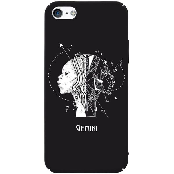 

Чехол-накладка TOTO Full PC Print Case Apple iPhone SE/5s/5 #162_Gemini Black