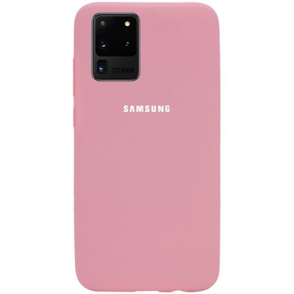

Чехол-накладка TOTO Silicone Full Protection Case Samsung Galaxy S20 Ultra Peach Pink
