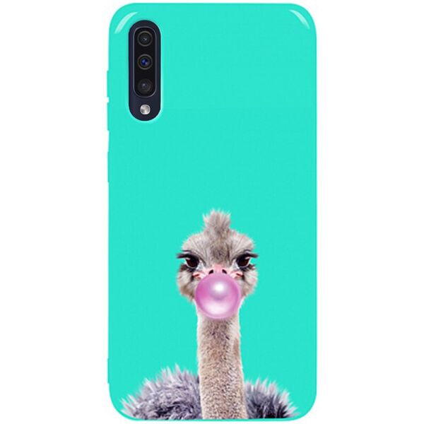 

Чехол-накладка TOTO Pure TPU 2mm Print Case Samsung Galaxy A30s/A50/A50s #38 Ostrich Gum Mint