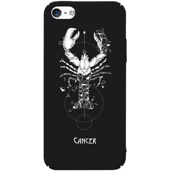 

Чехол-накладка TOTO Full PC Print Case Apple iPhone SE/5s/5 #169_Cancer Black