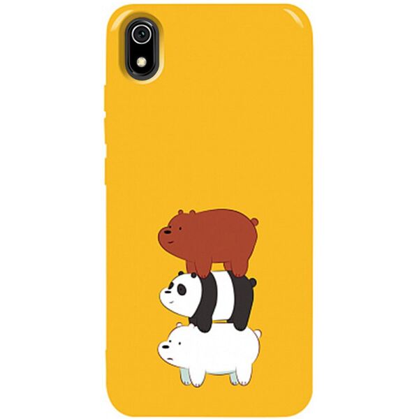 

Чехол-накладка TOTO Pure TPU 2mm Print Case Xiaomi Redmi 7A #13 Bears Yellow