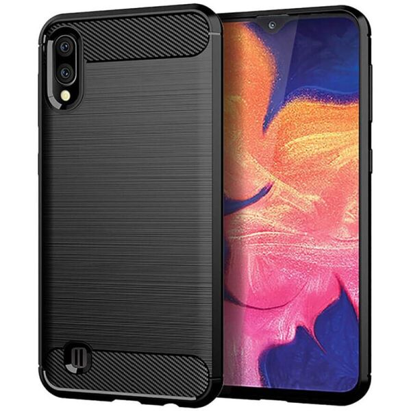 

Чехол-накладка TOTO Carbon Brush TPU Case Samsung Galaxy A01 Black