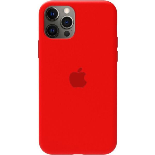 

Чехол-накладка TOTO Silicone Full Protection Case Apple iPhone 12 Pro Max Red