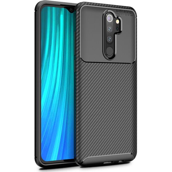 

Чехол-накладка TOTO TPU Carbon Fiber 1,5mm Case Xiaomi Redmi Note 8 Pro Black