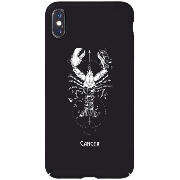 

Чехол-накладка TOTO Full PC Print Case Apple iPhone X/XS #169_Cancer Black
