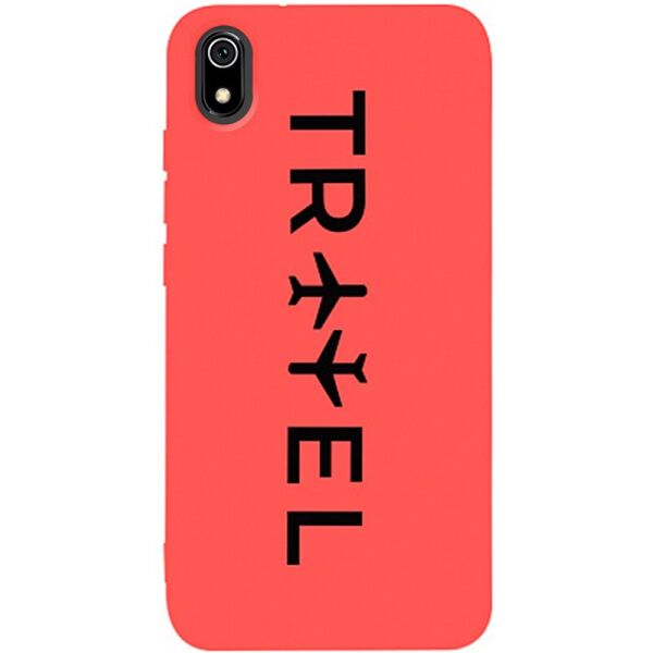 

Чехол-накладка TOTO Matt TPU 2mm Print Case Xiaomi Redmi 7A #45 Travel Orange