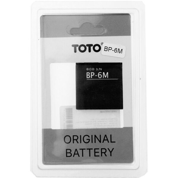 

Аккумулятор TOTO BP-6M for Nokia 1000/1070 mAh