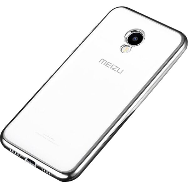 

Чехол-накладка TOTO TPU case Electroplated Meizu M5s Silver