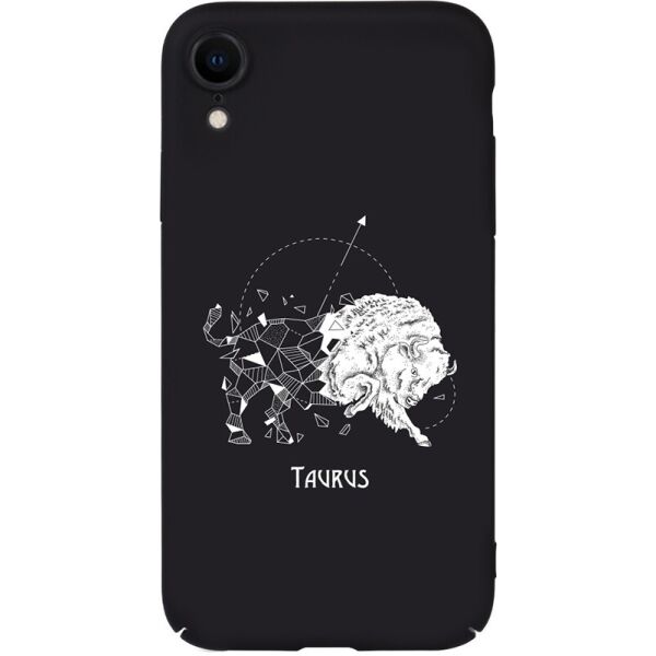 

Чехол-накладка TOTO Full PC Print Case Apple iPhone XR #172_Taurus Black