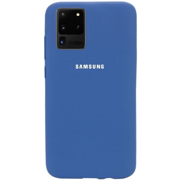 

Чехол-накладка TOTO Silicone Full Protection Case Samsung Galaxy S20 Ultra Navy Blue
