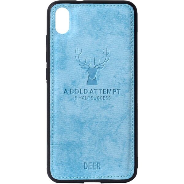 

Чехол-накладка TOTO Deer Shell With Leather Effect Case Xiaomi Redmi 7A Blue