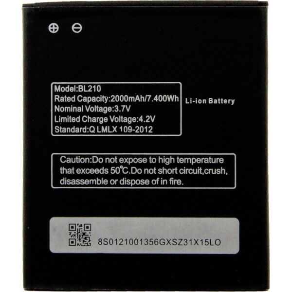 

Аккумулятор TOTO for Lenovo BL210 2000 mAh