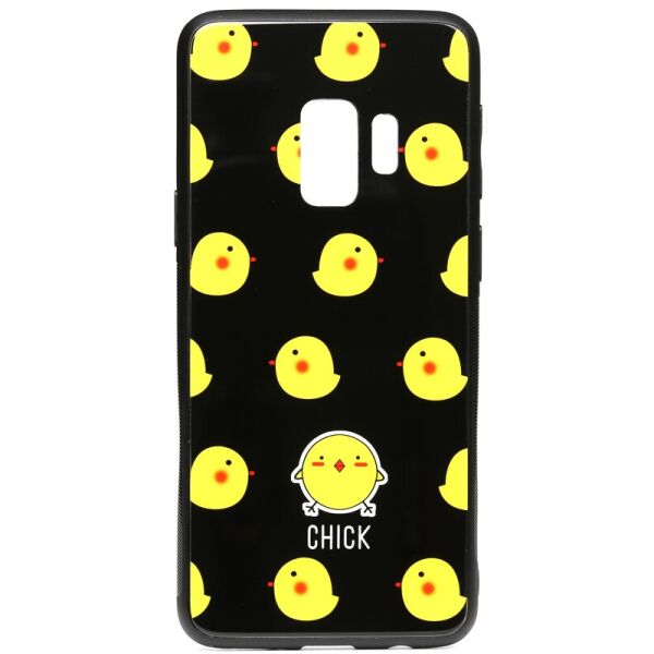 

Чехол-накладка TOTO Cartoon Print Glass Case Samsung Galaxy S9 Chick