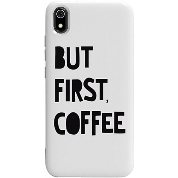 

Чехол-накладка TOTO Pure TPU 2mm Print Case Xiaomi Redmi 7A #41 First Coffee White