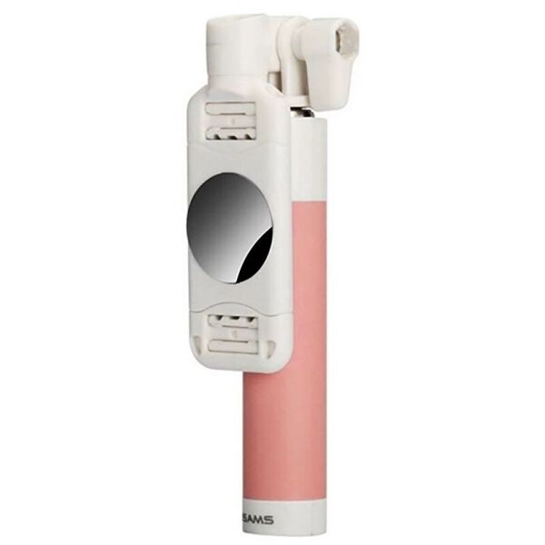 

Монопод Usams US-ZB014 Small Mirror Lightning Head Selfie Stick Pink