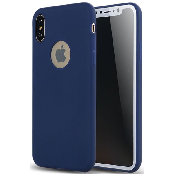 

Чехол-накладка TOTO Matte colorful TPU case iPhone X Blue