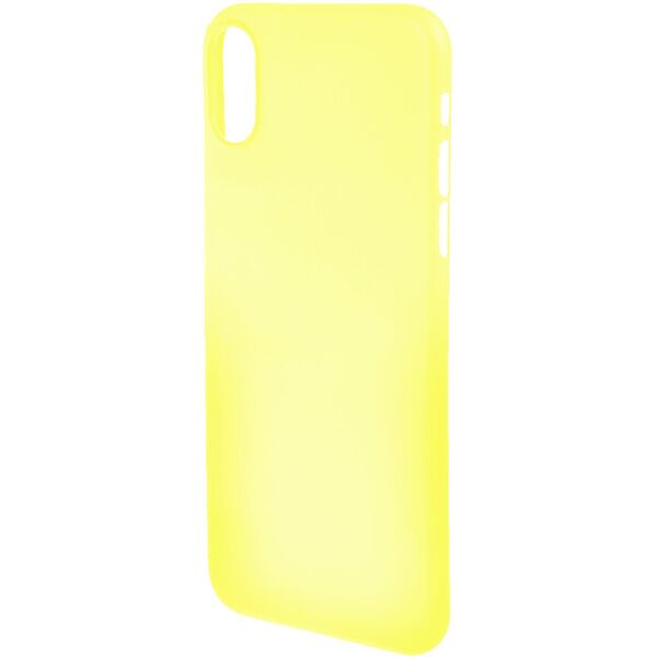 

Чехол-накладка TOTO Ultra slim PP case iPhone X Yellow