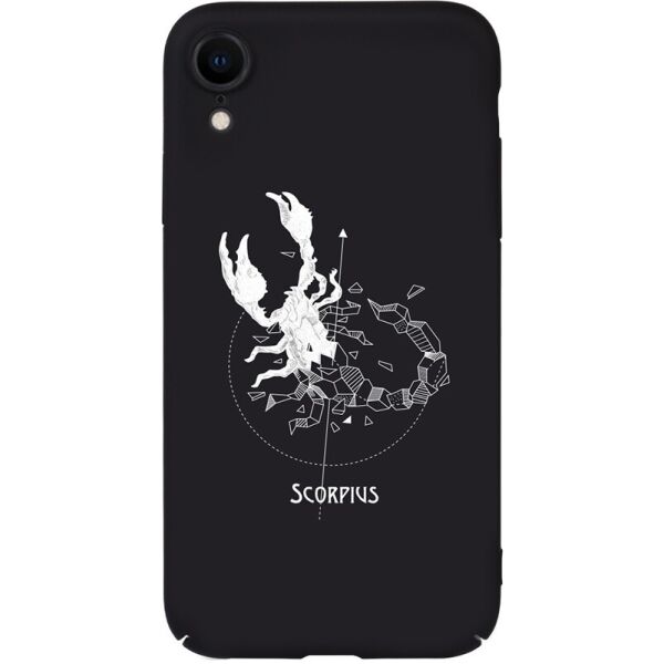 

Чехол-накладка TOTO Full PC Print Case Apple iPhone XR #161_Scorpius Black