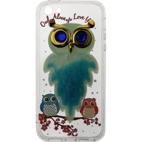 

Чехол-накладка TOTO TPU Case Decorative Stones IPhone 5/5S/SE Owls Cold Ice