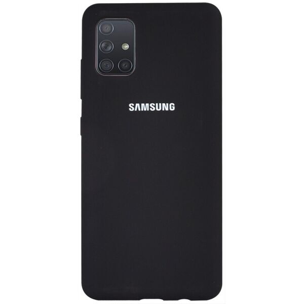 

Чехол-накладка TOTO Silicone Full Protection Case Samsung Galaxy A71 Black