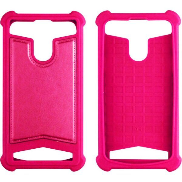

Чехол-накладка TOTO Universal TPU case 5,5" Pink