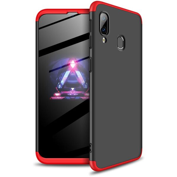 

Чехол-накладка GKK 3 in 1 Hard PC Case Samsung Galaxy A40 Red/Black