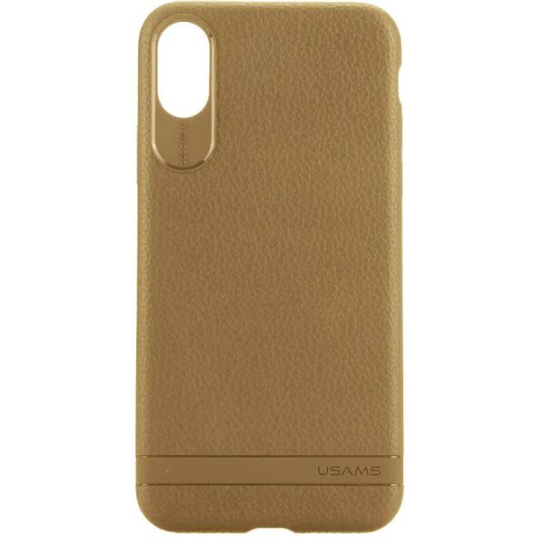 

Чехол-накладка Usams Case-Sinja Series iPhone X Brown