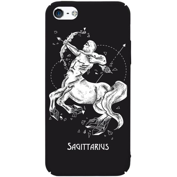 

Чехол-накладка TOTO Full PC Print Case Apple iPhone SE/5s/5 #171_Sagittarius Black