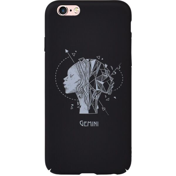 

Чехол-накладка TOTO Full PC Print Case Apple iPhone 6/6S #162_Gemini Black