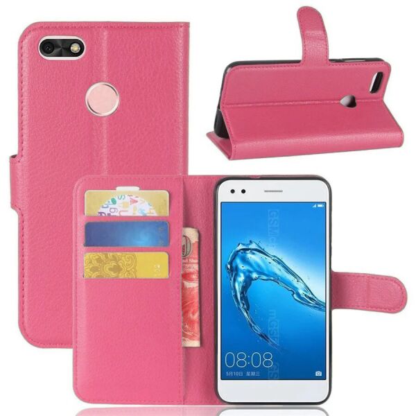 

Чехол-книжка Litchie Wallet для Huawei P9 Lite Mini / Nova lite 2017 Rose