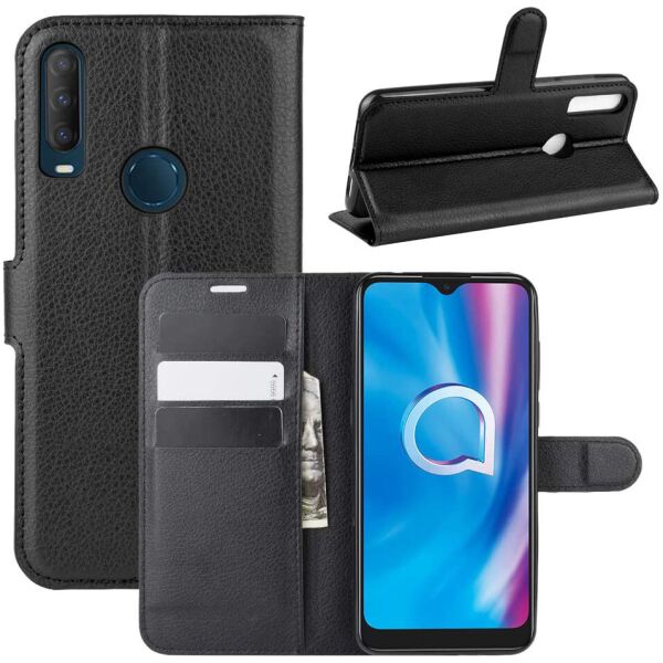 

Чехол-книжка Litchie Wallet для Alcatel 1SE (5030D) Black