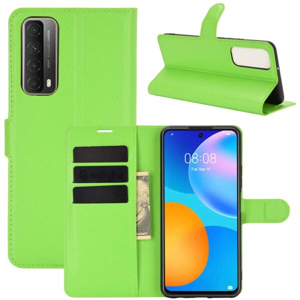 

Чехол-книжка Litchie Wallet для Huawei P Smart 2021 Green