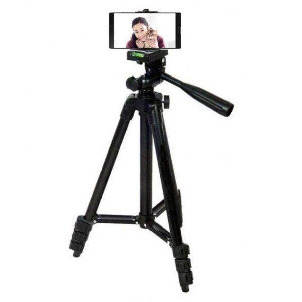 

Штатив для камеры и телефона Tripod 3120A Трипод алюминиевый в чехле Черный