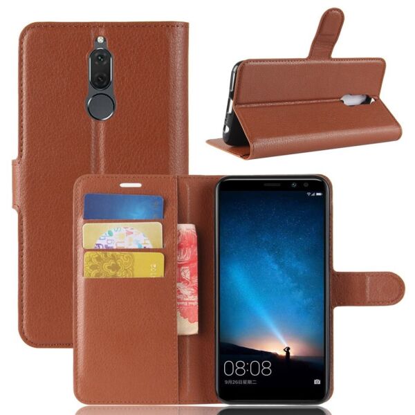 

Чехол-книжка Litchie Wallet для Huawei Mate 10 Lite Коричневый