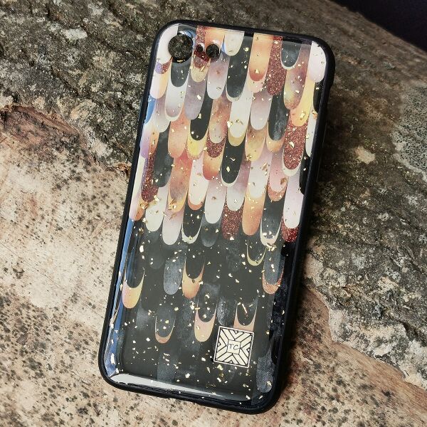 

Чехол Epoxy Case для Apple iPhone 7 / 8 / SE 2020 Golden Pattern
