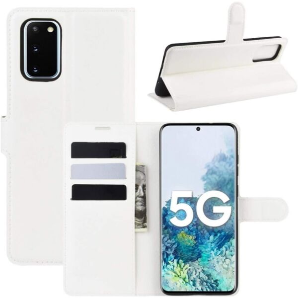 

Чехол-книжка Litchie Wallet для Samsung Galaxy S20 FE White
