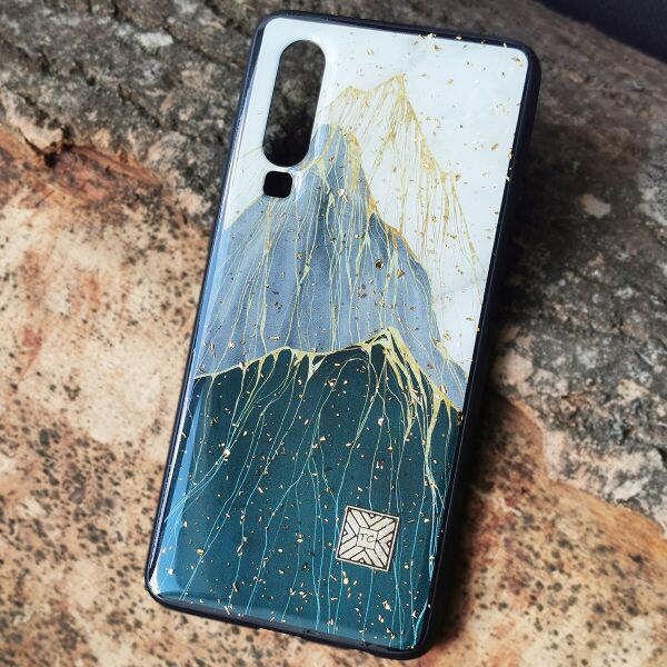 

Чехол Epoxy Case для Huawei P30 Green Mountains