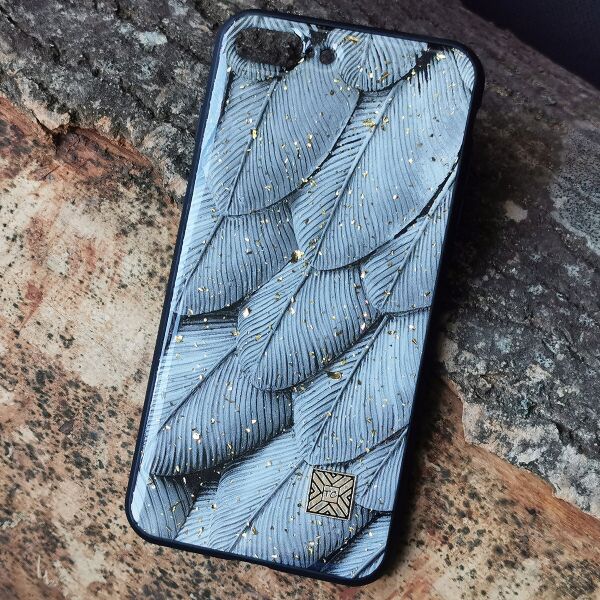 

Чехол Epoxy Case для Apple iPhone 7 Plus / 8 Plus Grey Feather