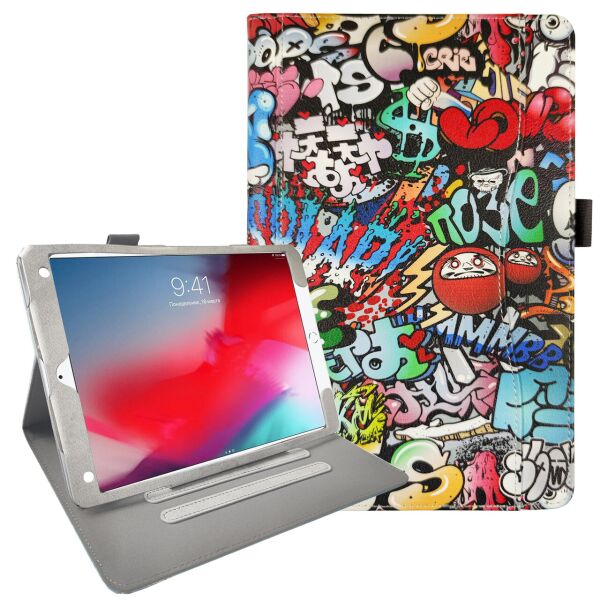 

Чехол Leather Painting Case для iPad 7 2019 / iPad 8 2020 10.2 (Wake / Sleep) Graffiti