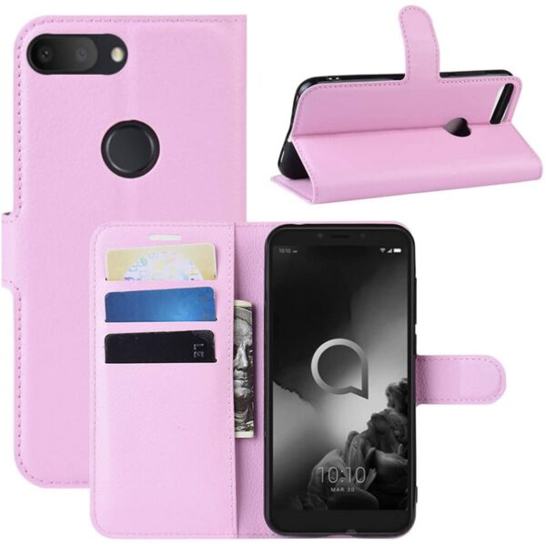 

Чехол-книжка Litchie Wallet для Alcatel 1S (5024D) Pink