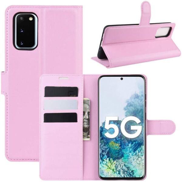 

Чехол-книжка Litchie Wallet для Samsung Galaxy S20 FE Pink