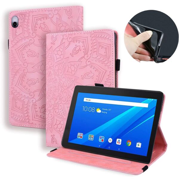 

Чехол-книжка Mandala Case для Lenovo Tab M10 HD 10.1 Light Pink